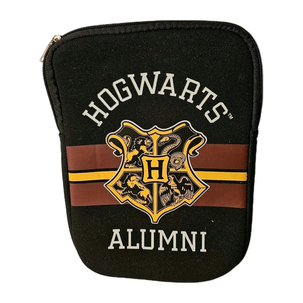 Harry Potter Hogwarts Alumni Tablet Zipper Sleeve Case w/‎ pocket - Pre-owned